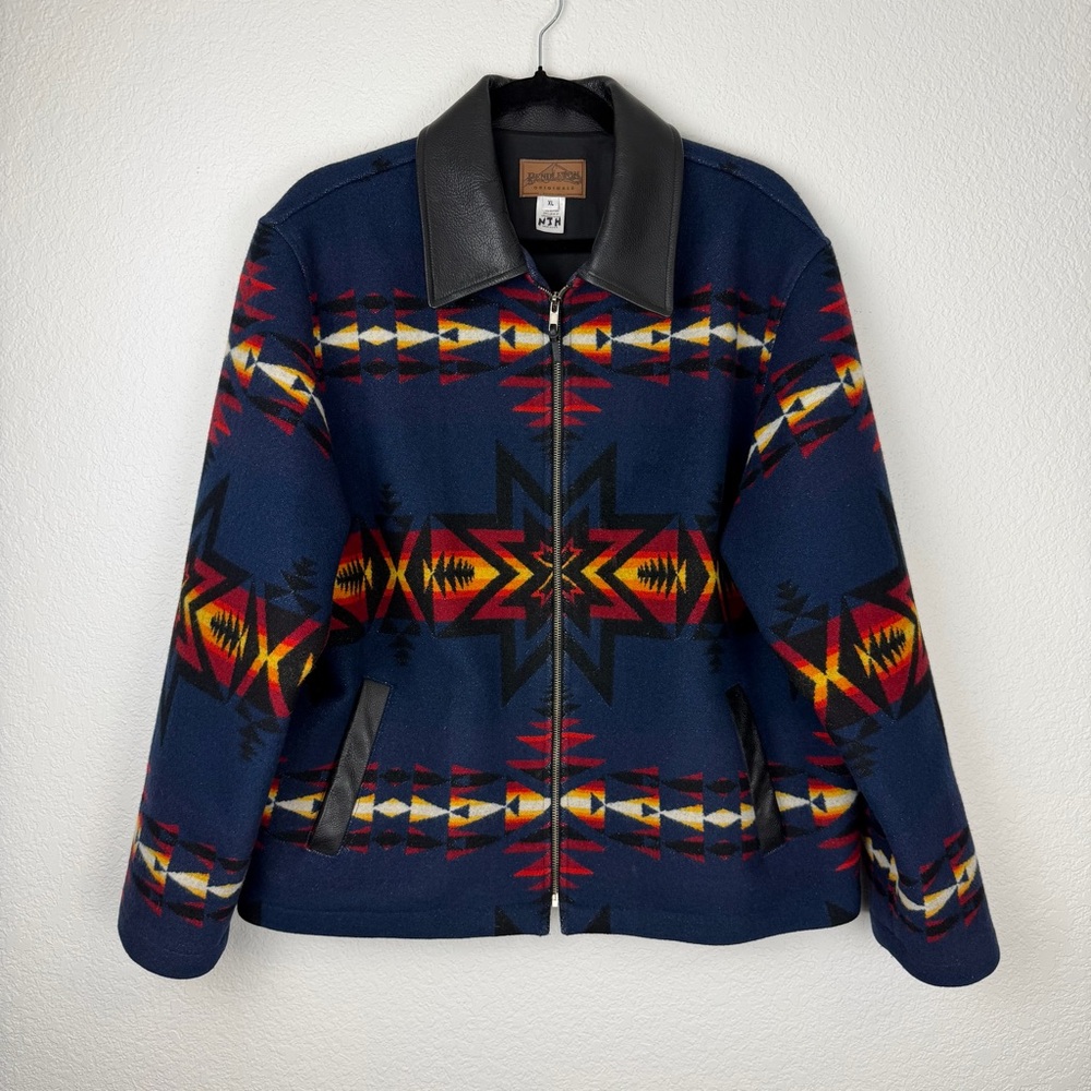 Pendleton Vintage Wool Southwestern Printed Jacket XL - Picture 12 of 12